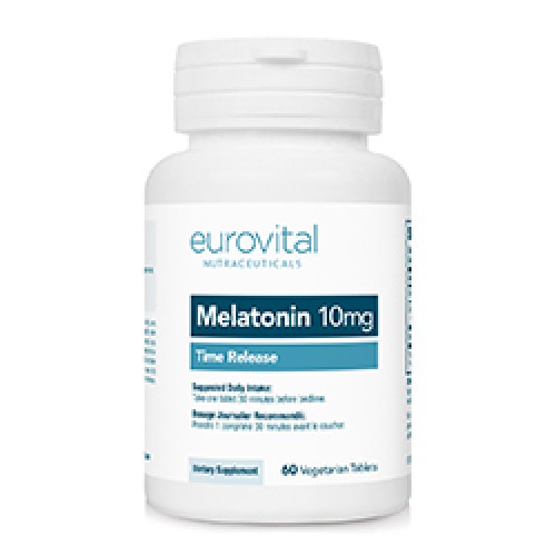Eurovital Melatonin 10mg Time Release 60 Veget